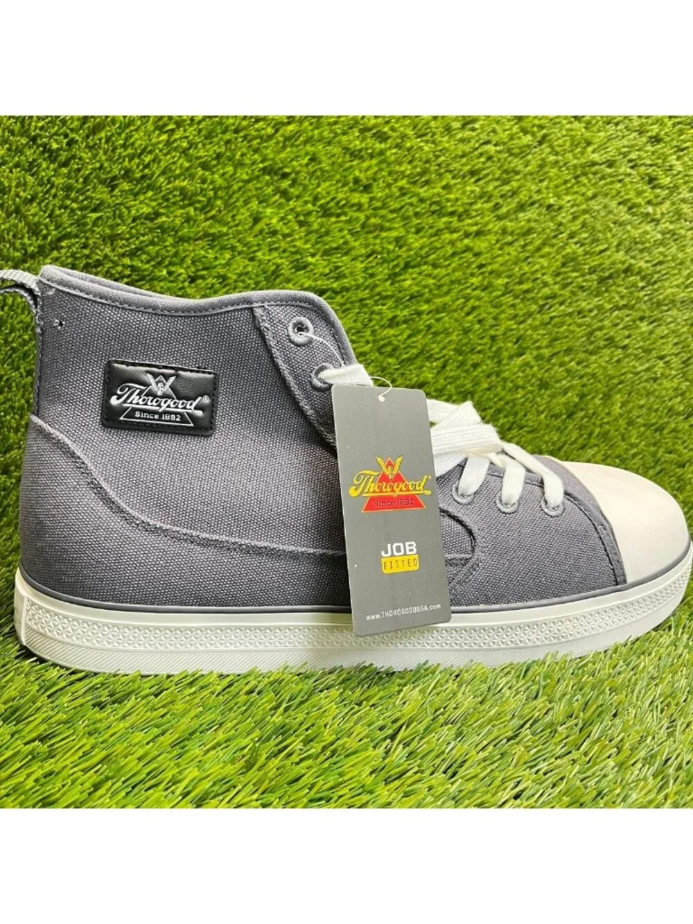 Thorogood Warehouse Won Mid Mens Size 15E Gray Composite Toe Safety Work boots